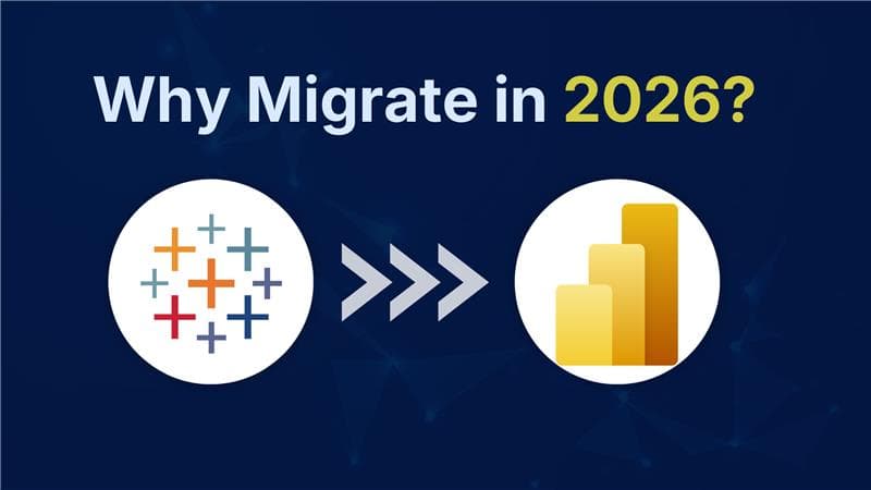 Why Migrate From Tableau to PowerBI in 2026
