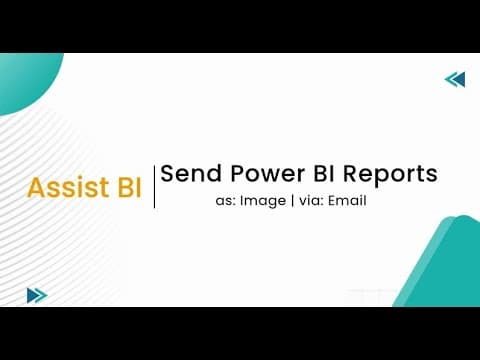 Power BI Report in email body